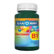 Благомин витамин в1 90 капсул (тиамин) Благомин витамин в1 90 капсул (тиамин)