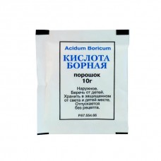 Борная кислота порошок 10 г дезинфицирующее средство Борная кислота порошок 10 г дезинфицирующее средство