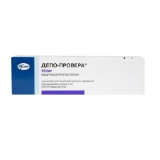 Депо-провера суспензия для внутримышечного введения 150 мг/мл 1 мл 1 шприц Депо-провера суспензия для внутримышечного введения 150 мг/мл 1 мл 1 шприц