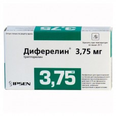 Диферелин лиофилизат в/м 3,75 мг 1 амп с растворителем Диферелин лиофилизат в/м 3,75 мг 1 амп с растворителем