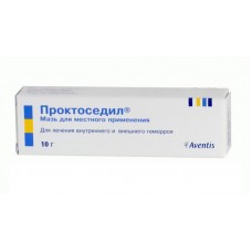 Проктоседил мазь ректальная 10 г Проктоседил мазь ректальная 10 г