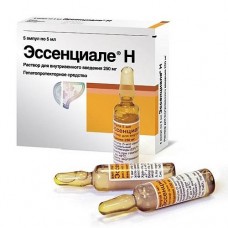 Эссенциале н раствор для инъекций 5 мл 5 амп Эссенциале н раствор для инъекций 5 мл 5 амп