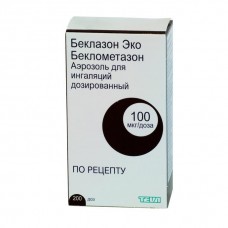 Беклазон эко аэрозоль для ингаляций 100 мкг/доза 200 доз Беклазон эко аэрозоль для ингаляций 100 мкг/доза 200 доз