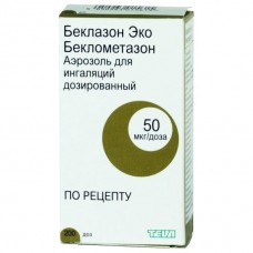 Беклазон эко аэрозоль для ингаляций 50 мкг/доза 200 доз Беклазон эко аэрозоль для ингаляций 50 мкг/доза 200 доз