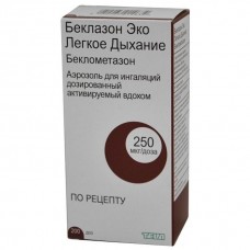 Беклазон эко легкое дыхание аэрозоль для ингаляций 250 мкг/доза 200 доз Беклазон эко легкое дыхание аэрозоль для ингаляций 250 мкг/доза 200 доз