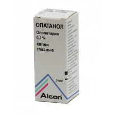 Опатанол капли глазные 0,1% 5 мл Опатанол капли глазные 0,1% 5 мл