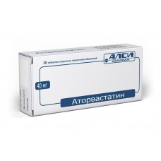 Аторвастатин 40 мг 30 табл Аторвастатин 40 мг 30 табл