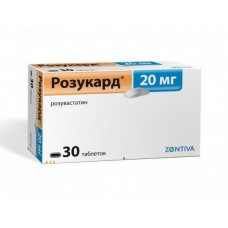 Розукард 20 мг 30 табл Розукард 20 мг 30 табл