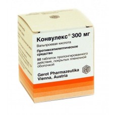 Конвулекс 300 мг 50 табл Конвулекс 300 мг 50 табл