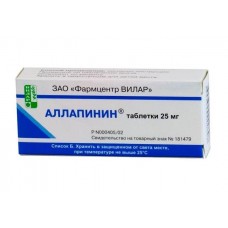 Аллапинин 25 мг 30 табл Аллапинин 25 мг 30 табл