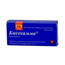 Бисогамма 10 мг 30 табл Бисогамма 10 мг 30 табл
