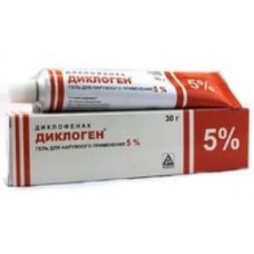 Диклоген гель 5% 30 г Диклоген гель 5% 30 г