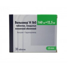 Вальсакор н 160 мг плюс 12,5 мг 30 табл Вальсакор н 160 мг плюс 12,5 мг 30 табл