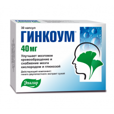 Гинкоум 40 мг 30 капс Гинкоум 40 мг 30 капс