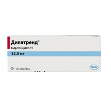 Дилатренд 12,5 мг 30 табл Дилатренд 12,5 мг 30 табл