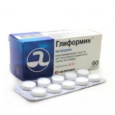 Глиформин 500 мг 60 таб Глиформин 500 мг 60 таб