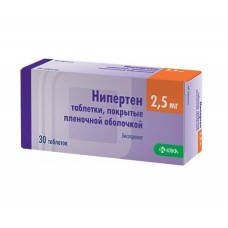 Нипертен 2,5 мг 30 табл