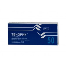 Тенорик 50 мг плюс 12,5 мг 28 табл Тенорик 50 мг плюс 12,5 мг 28 табл