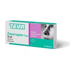 Лоратадин-тева 10 мг 10 табл Лоратадин-тева 10 мг 10 табл