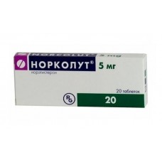Норколут 5 мг 20 табл Норколут 5 мг 20 табл