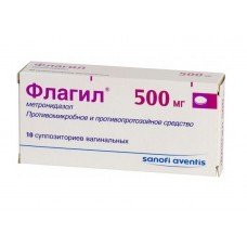 Флагил суппозитории вагинальные 500 мг 10 шт Флагил суппозитории вагинальные 500 мг 10 шт