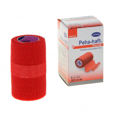 Бинт peha-haft 4 м * 8 см красный самофиксирующийся Бинт peha-haft 4 м * 8 см красный самофиксирующийся