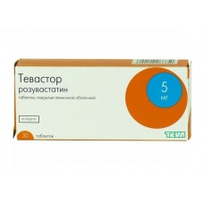 Тевастор 5 мг 30 табл Тевастор 5 мг 30 табл
