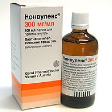 Конвулекс капли 300мг/мл 100мл Конвулекс капли 300мг/мл 100мл