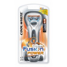 Gillette станок фьюжен пауер cool white Gillette станок фьюжен пауер cool white