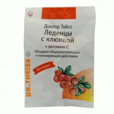 Доктор тайсс леденцы клюква с витамином с 50 г Доктор тайсс леденцы клюква с витамином с 50 г