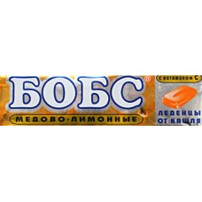 Леденцы бобс медово-лимонные 3,5 г N10 Леденцы бобс медово-лимонные 3,5 г N10