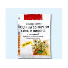 Доктор тайсс леденцы липа/лимон 25 г с витамином с Доктор тайсс леденцы липа/лимон 25 г с витамином с