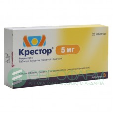 Крестор 5 мг 28 табл Крестор 5 мг 28 табл