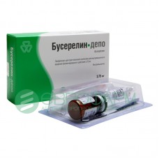 Бусерелин депо лиофилизат для приготовления в/м суспензии 3,75 мг n1 Бусерелин депо лиофилизат для приготовления в/м суспензии 3,75 мг n1