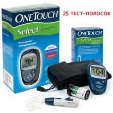 Глюкометр one touch селект плюс 25 тест-полосок Глюкометр one touch селект плюс 25 тест-полосок