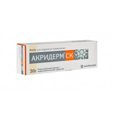 Акридерм ск мазь 30 г Акридерм ск мазь 30 г