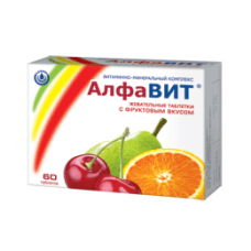 Алфавит с фруктовым вкусом 60 табл Алфавит с фруктовым вкусом 60 табл