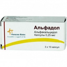 Альфадол 0,25 мкг 30 капс Альфадол 0,25 мкг 30 капс