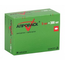 Апроваск 5 мг плюс 300 мг 28 табл Апроваск 5 мг плюс 300 мг 28 табл