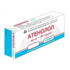Атенолол 100 мг 30 табл Атенолол 100 мг 30 табл