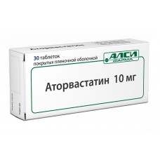 Аторвастатин-алси 10 мг 30 табл Аторвастатин-алси 10 мг 30 табл