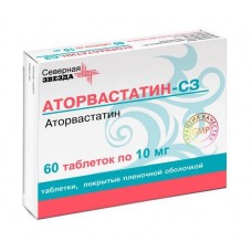 Аторвастатин-сз 10 мг 60 табл Аторвастатин-сз 10 мг 60 табл
