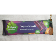 Азбука здоровья мюсли батончик чернослив 30 г Азбука здоровья мюсли батончик чернослив 30 г