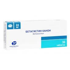 Бетагистин канон 24 мг 30 табл Бетагистин канон 24 мг 30 табл
