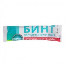 Бинт стерильный 7 м * 10 см Бинт стерильный 7 м * 10 см