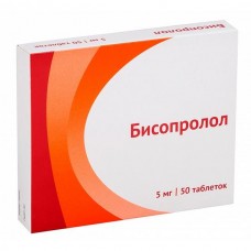 Бисопролол 5 мг 50 табл Бисопролол 5 мг 50 табл