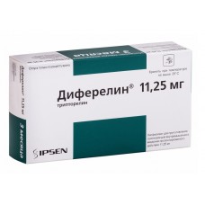 Диферелин лиофилизат в/м 11,25 мг 1 амп с растворителем Диферелин лиофилизат в/м 11,25 мг 1 амп с растворителем