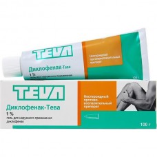 Диклофенак-тева гель 1% 100 г Диклофенак-тева гель 1% 100 г