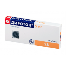 Диротон 5 мг 28 табл Диротон 5 мг 28 табл