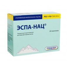 Эспа-нац порошок для приготовления раствора для приема внутрь 200 мг 20 пак Эспа-нац порошок для приготовления раствора для приема внутрь 200 мг 20 пак